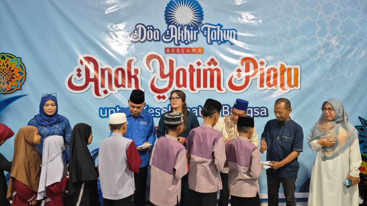 Jelang Tahun Baru, DPW PAN Kalteng Santuni Anak Yatim