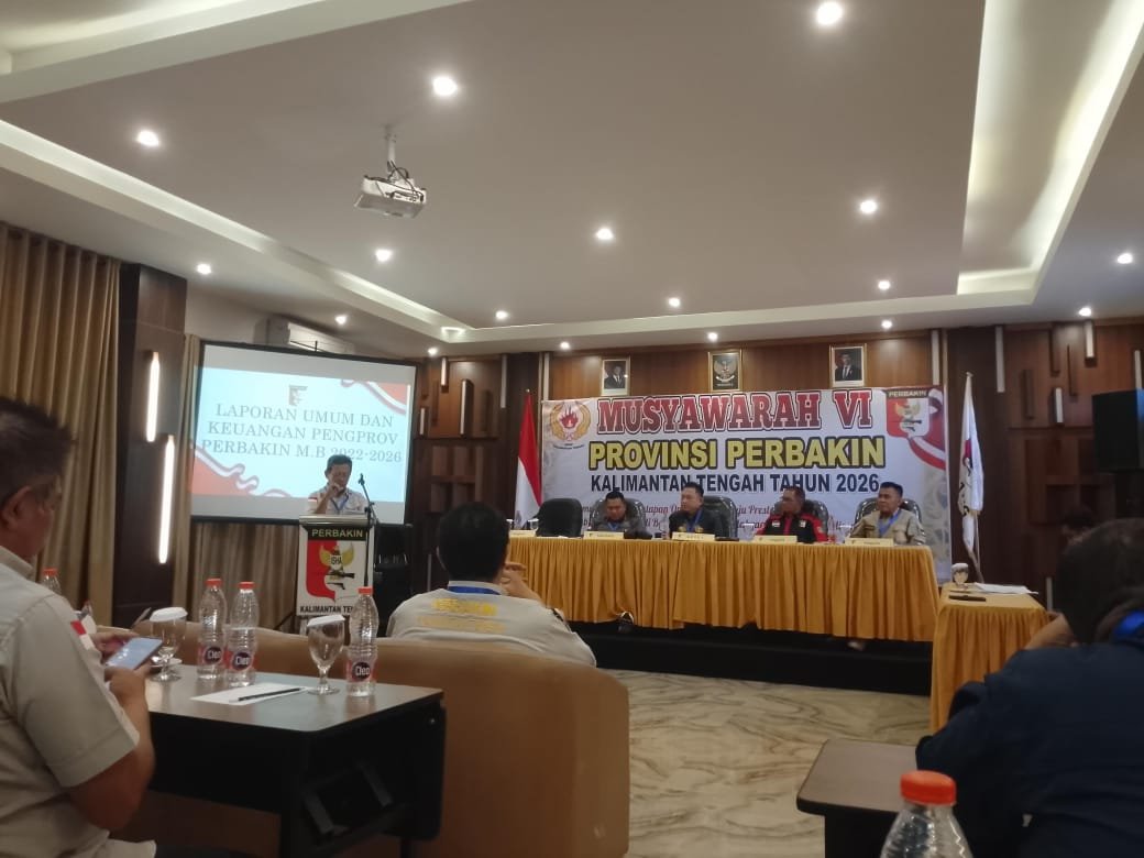 Musprov VI Perbakin Kalteng Digelar, Benny Siswanto Pimpin Jalannya Sidang